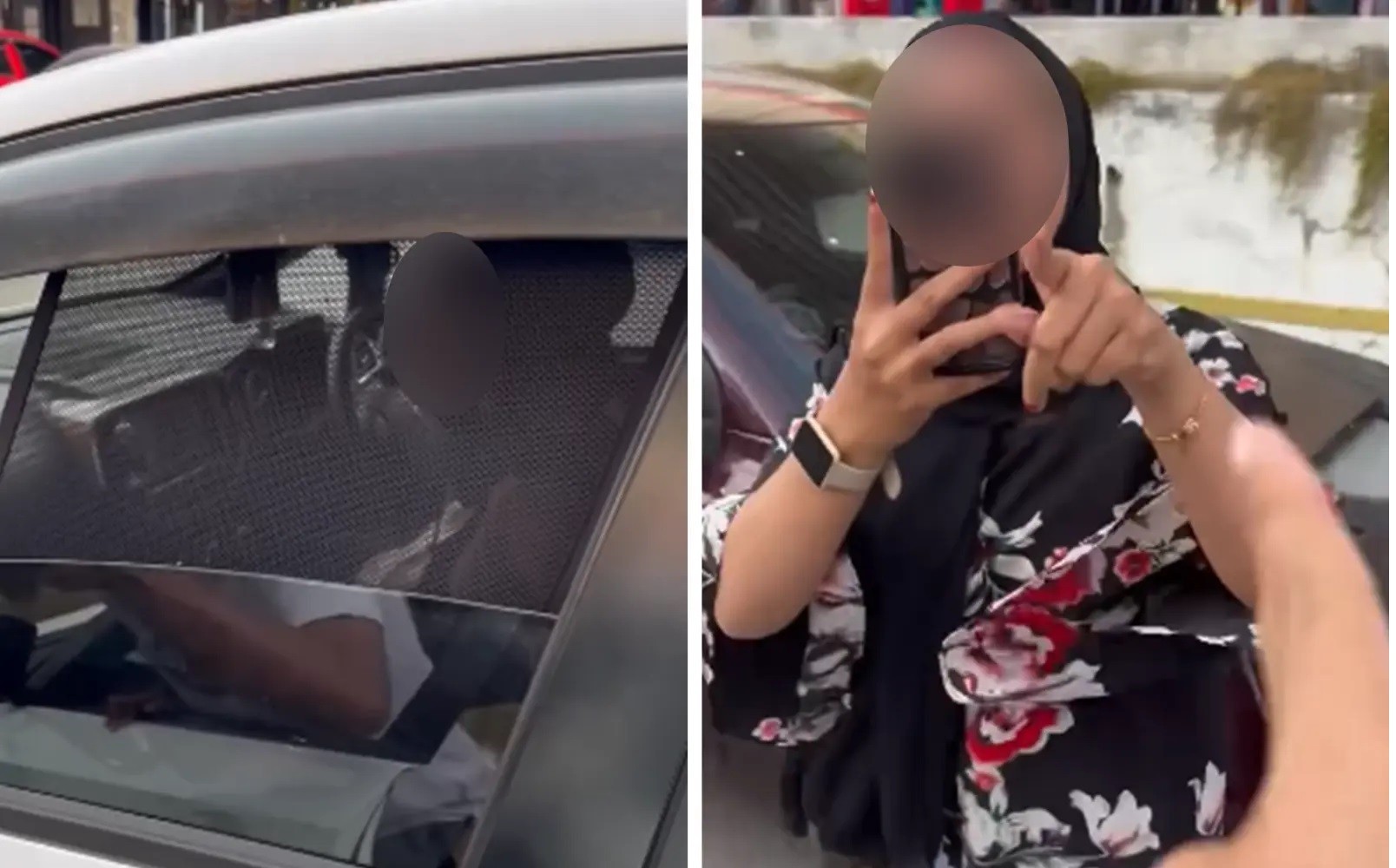 கார் நிறுத்தும் இடத்தை கைப்பற்றுவதில் போட்டாப் போட்டி / தகராற்றில் ஈடுபட்ட இரு பெண்கள் கைது