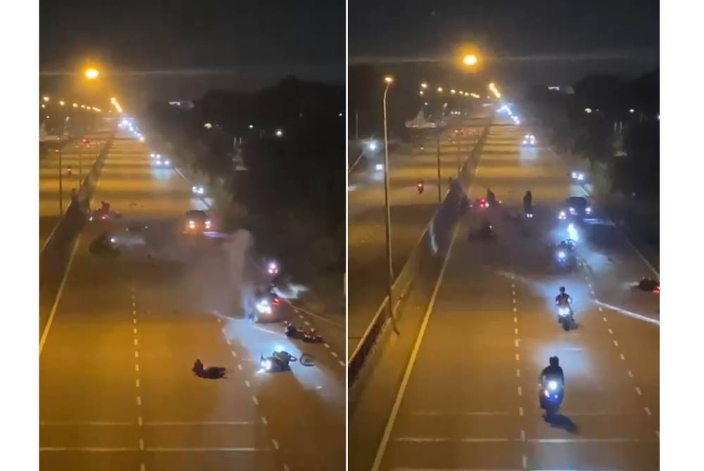 சாலையில் சாகசம் புரிந்த இருவர் பலி