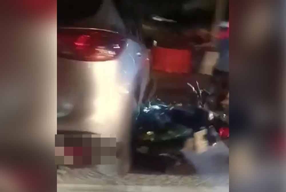 காரினால் மோதப்பட்ட மோட்டார் சைக்கிளோட்டி மரணம்