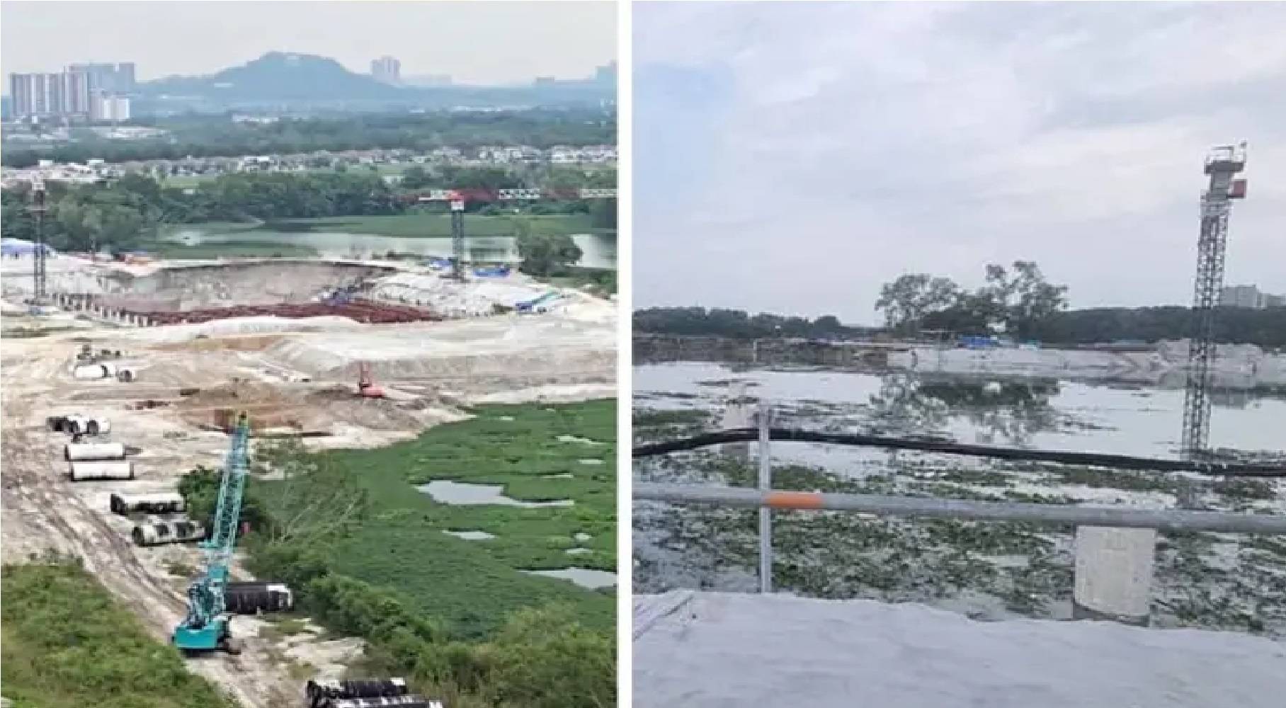 நீர் விநியோகத் திட்ட கட்டுமான பகுதியில் கரை உடைந்த சம்பவம்- ஆயர் சிலாங்கூர் விசாரணை