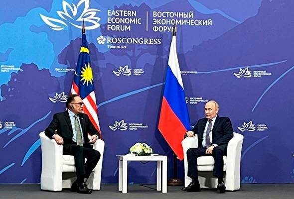 ரஷிய அதிபரை சந்தித்தார் பிரதமர் அன்வார்