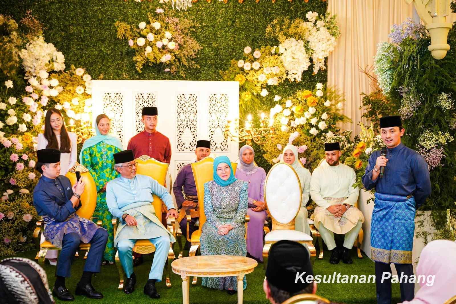 பகாங் சுல்தானின் புதல்வருக்கு திருமணம்