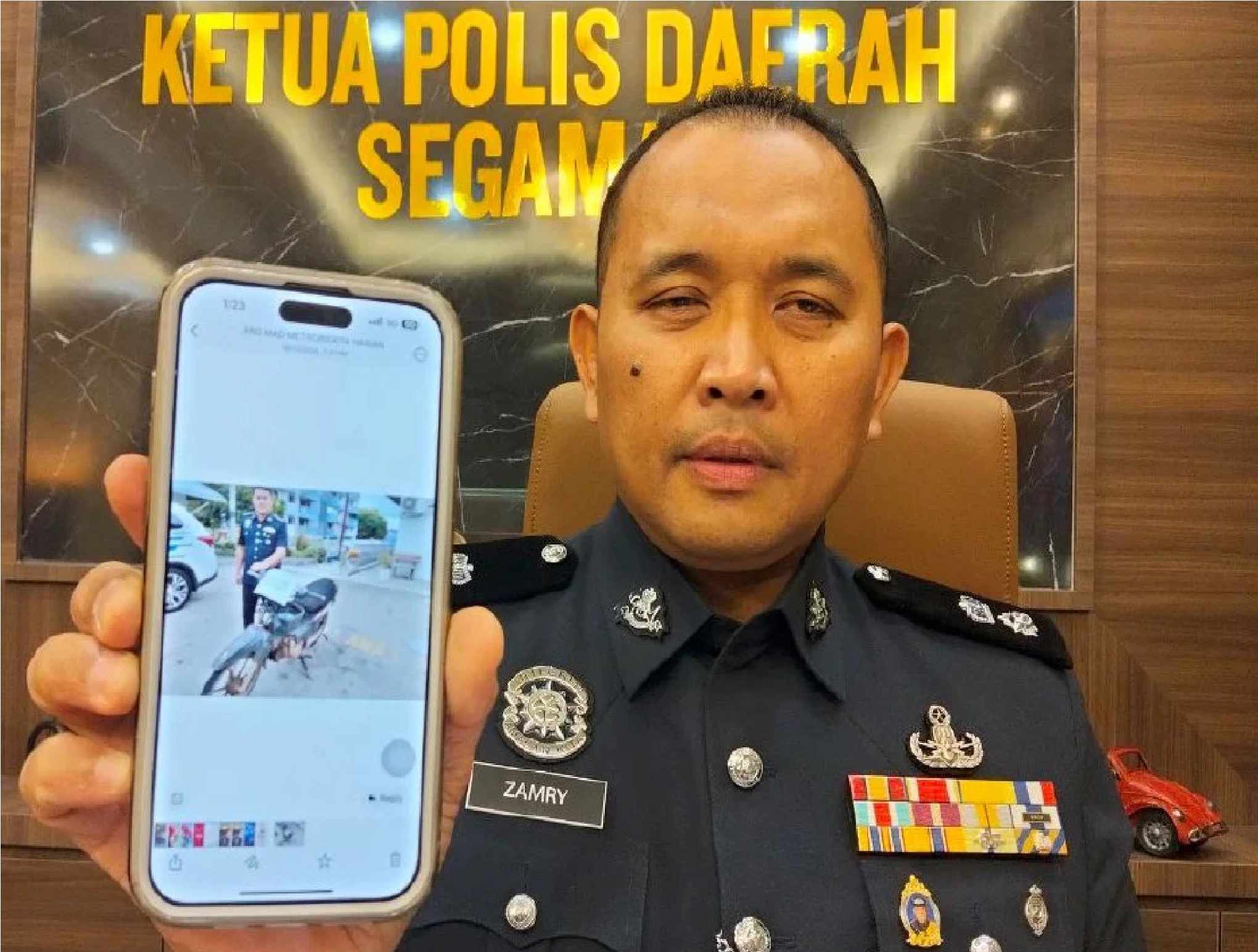 18 ஆண்டுகளுக்கு முன்னர் திருடு போன ஒரு மோட்டார் சைக்கிள் கண்டெடுக்கப்பட்டுள்ளது