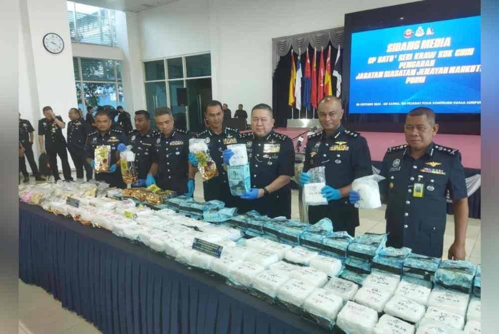 42 லட்சம் வெள்ளி மதிப்புள்ள போதைப்பொருள் பறிமுதல்