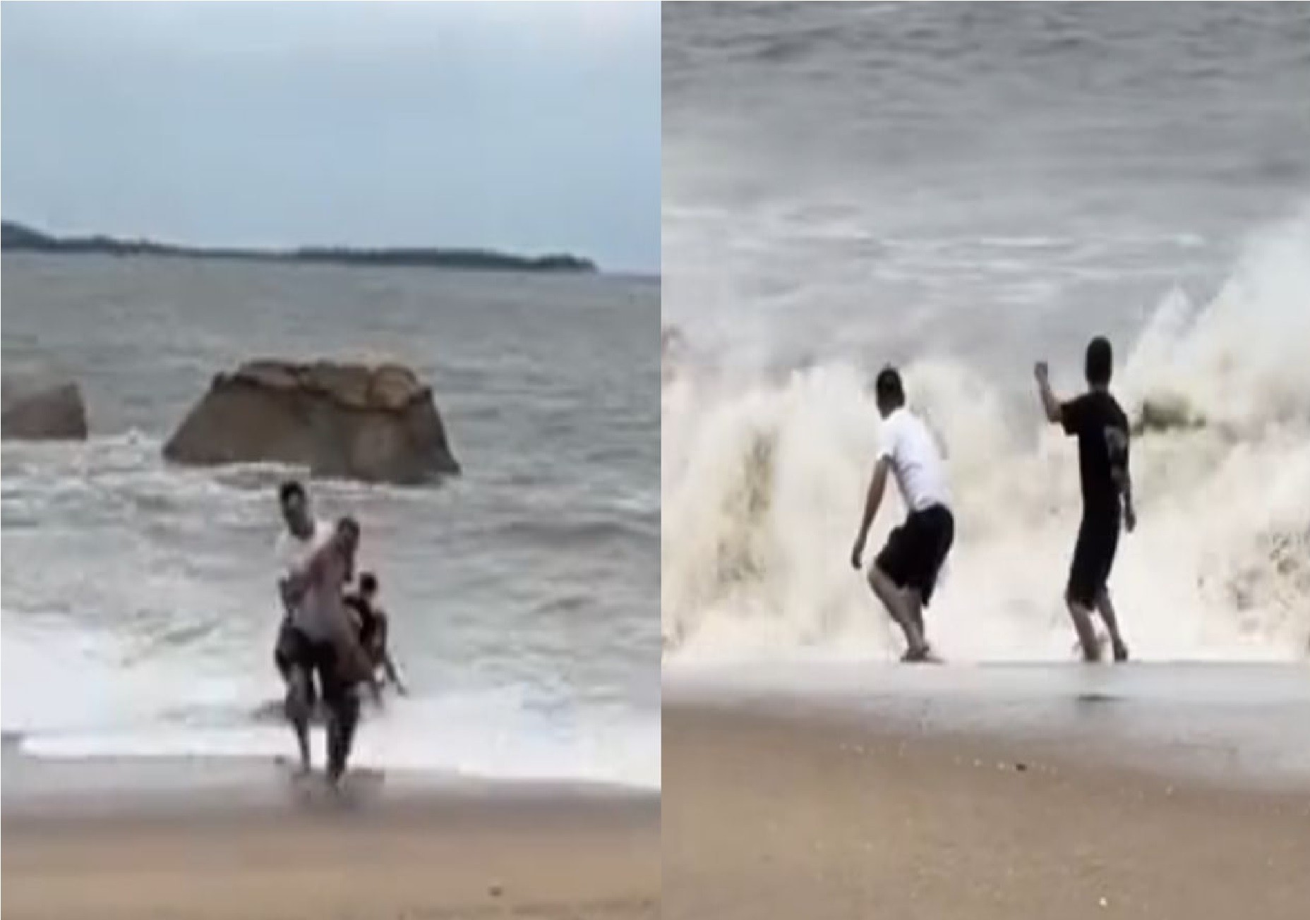 நூலிழையில் உயிர் தப்பிய சிறுவன்