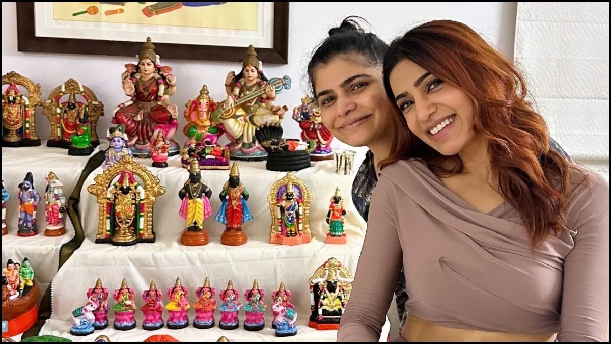 பாடகி சின்மயி வீட்டிற்கு வந்த சமந்தா.. அடிப்பாவி என புலம்பிய கணவர்..!