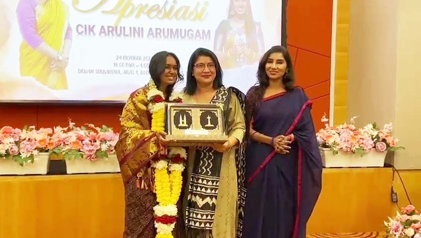 அருளினி, மலேசியாவின் ஒரு முன்னுதாரணப்பெண்