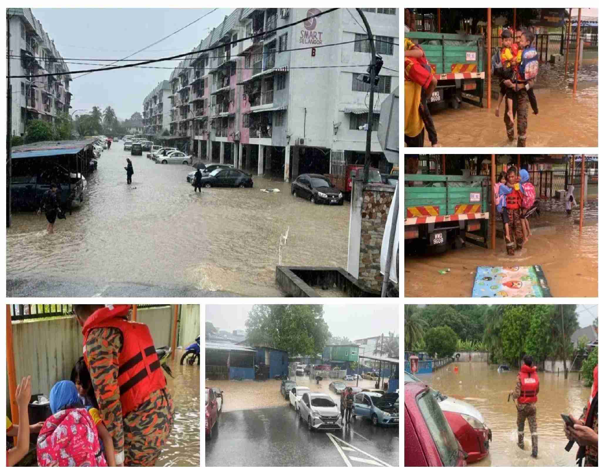 ஒரு மீட்டர் உயரம் நீர் உயர்ந்தது, 21 பாலர் பள்ளி மாணவர்கள் அவதி