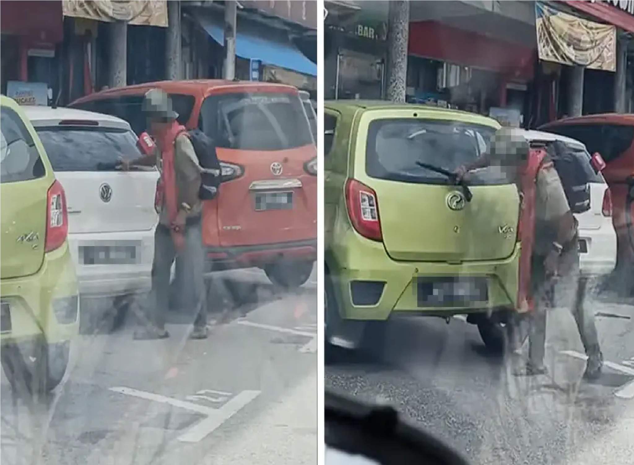 கண்ணாடியை உடைத்து சேதப்படுத்திய ஆடவர் கைது