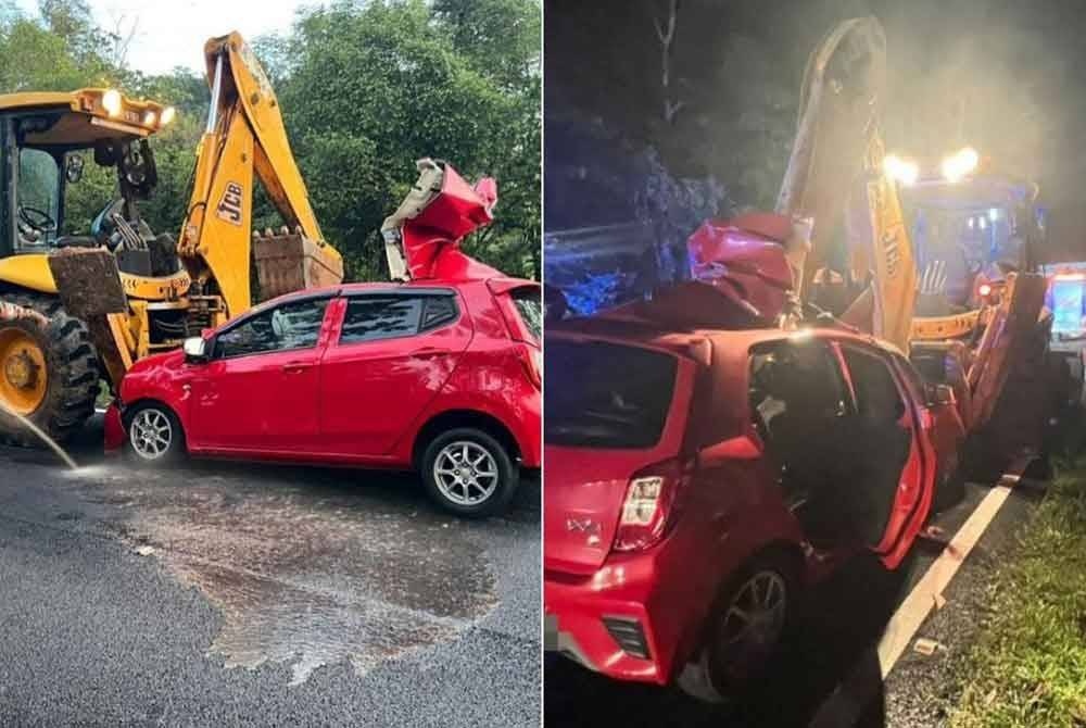 மண்வாரி இயந்திரத்தில் மோதி சமையல்காரர் உயிரிழந்தார்