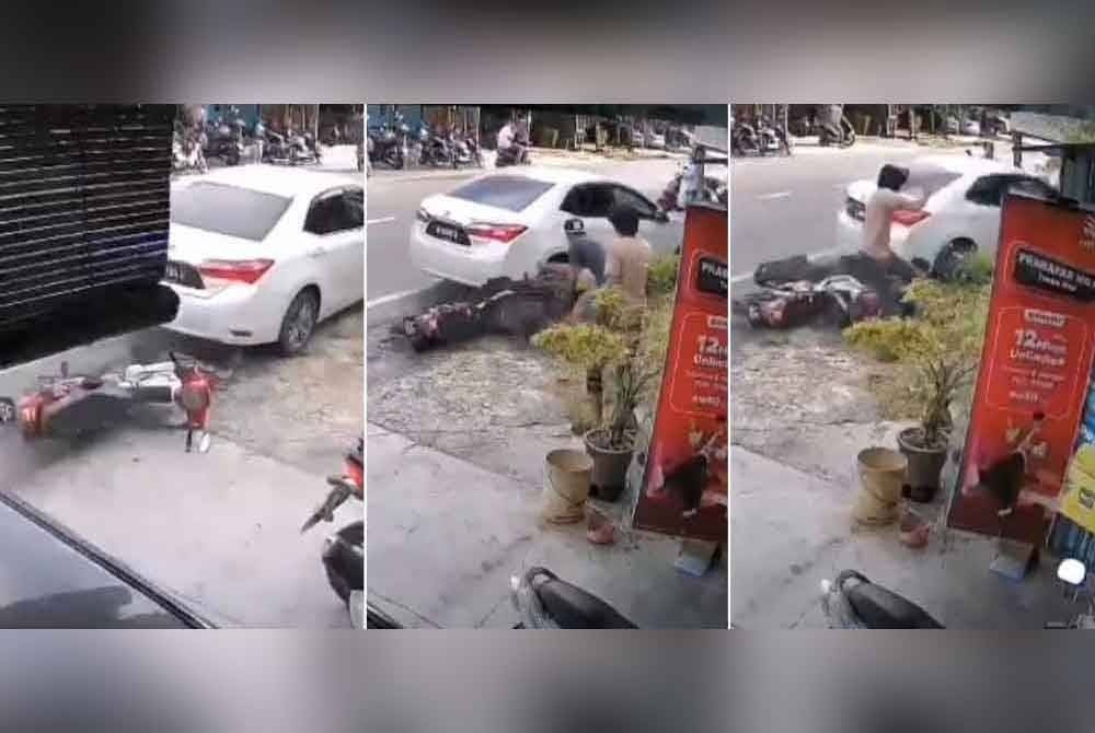 அந்த வாகனமோட்டியை போலீசார் கைது செய்தனர்