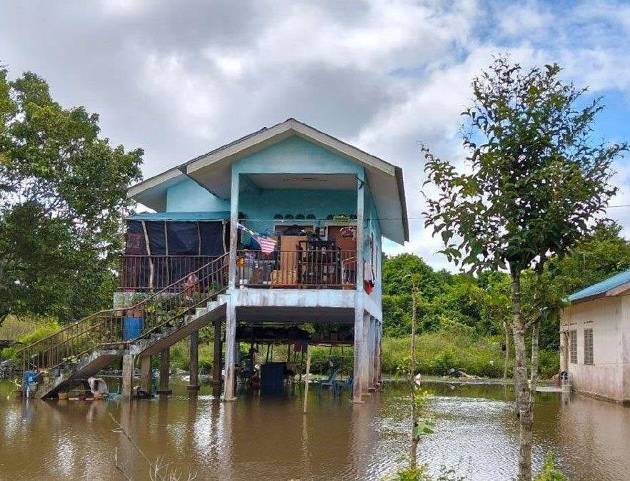 சிகமாட் வெள்ளக்காடாக மாறியது