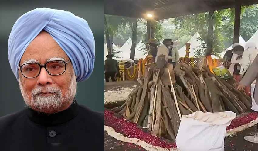 யமுனா ஆற்றின் கரையில் மன்மோகன் சிங் உடல் தகனம்