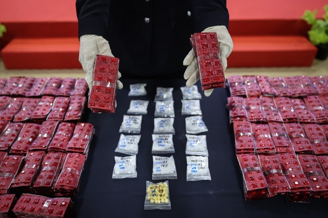 3 மில்லியன் ரிங்கிட் மதிப்புள்ள பல்வேறு வகையான போதைப்பொருட்களை கைப்பற்றினர்