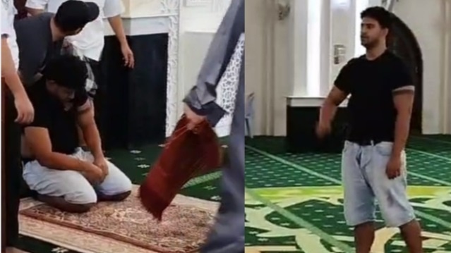 அந்த நபர் மனநலம் பாதிக்கப்பட்டவர் போலீஸ் விளக்கம்