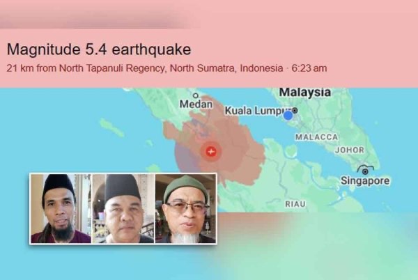 நிலநடுக்கத் தாக்கத்தை ஜோகூர் பாரு மக்கள் உணரவில்லை