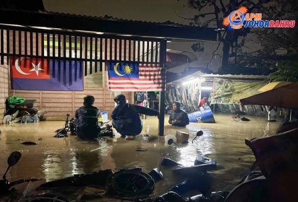 ஜோகூரில் மூன்று மாவட்டங்களில் வெள்ளம்