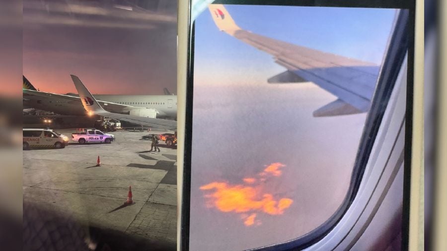 பறவை மோதியிருக்கலாம் என சந்தேகிக்கப்படுகிறது