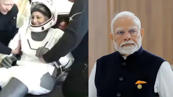பூமிக்குத் திரும்பிய சுனிதா வில்லியம்ஸ்சுக்கு பிரதமர் மோடி பாராட்டு