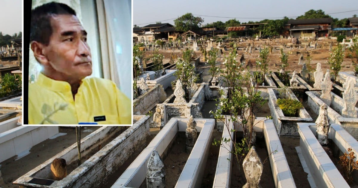 சவக்குழி தோண்டுபவர், குழி தோண்டிக் கொண்டு இருக்கும் போதே உயிர் பிரிந்தது