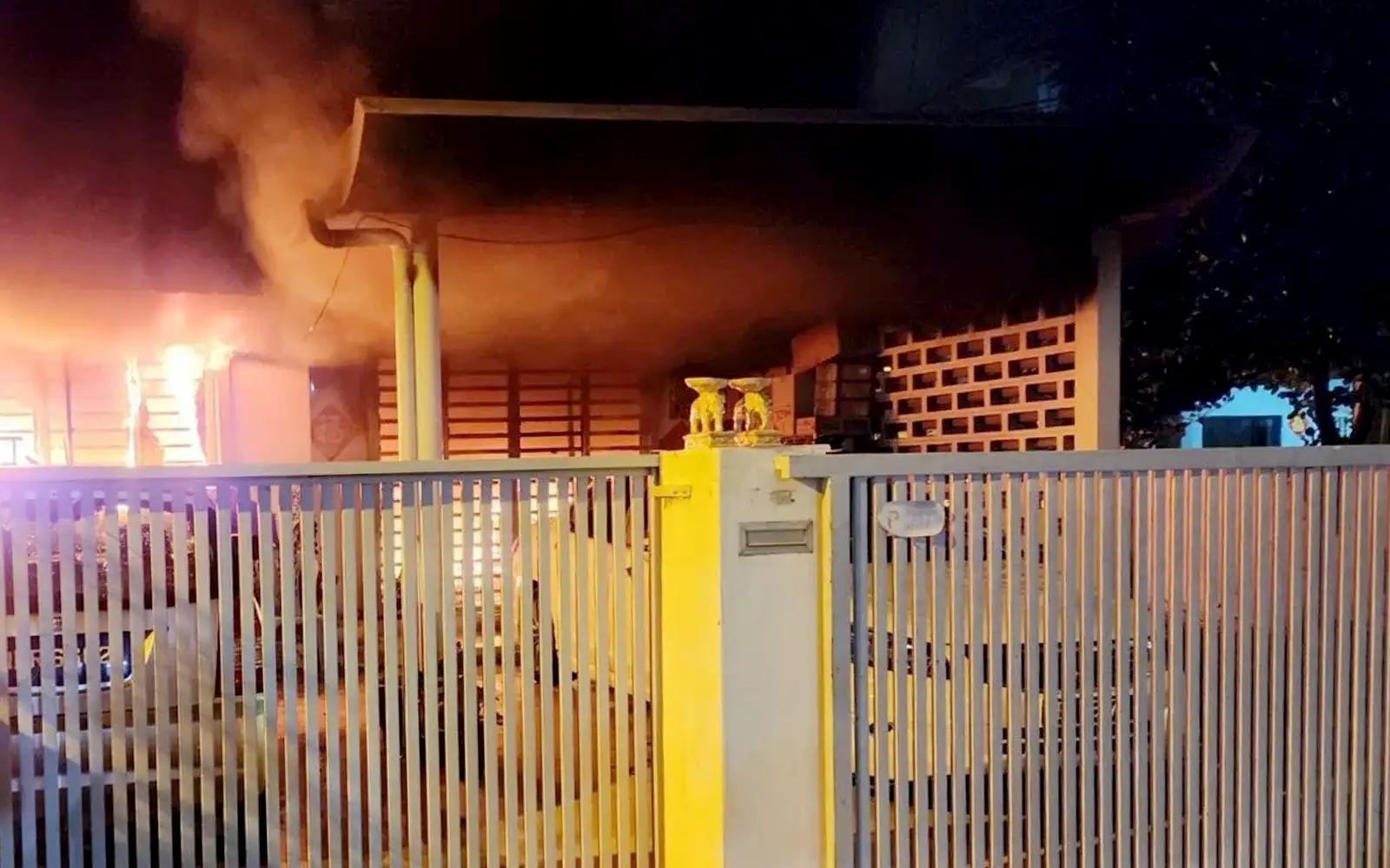 தீ விபத்தில் ஒருவர் பலி, ஐவர் படுகாயம்