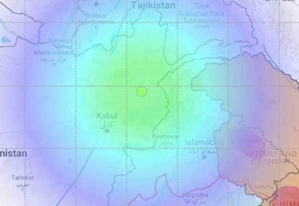 ஆப்கானிஸ்தானில் நிலநடுக்கம் ரிக்டரில் 5.9 ஆக பதிவு
