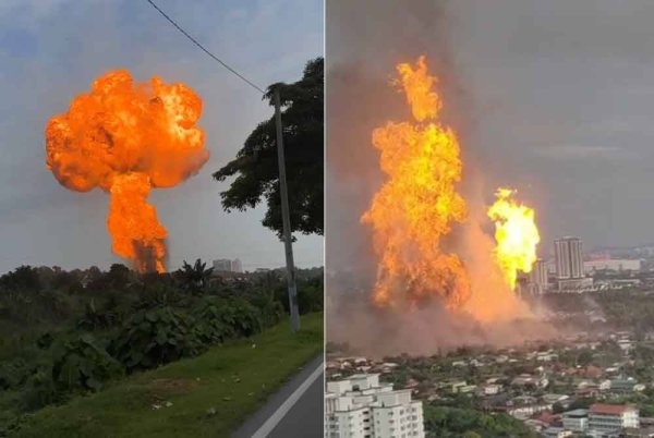 எரிவாயு குழாய் கசிவு, பயங்கர தீ பரவியது - 25 பேர் காயம்