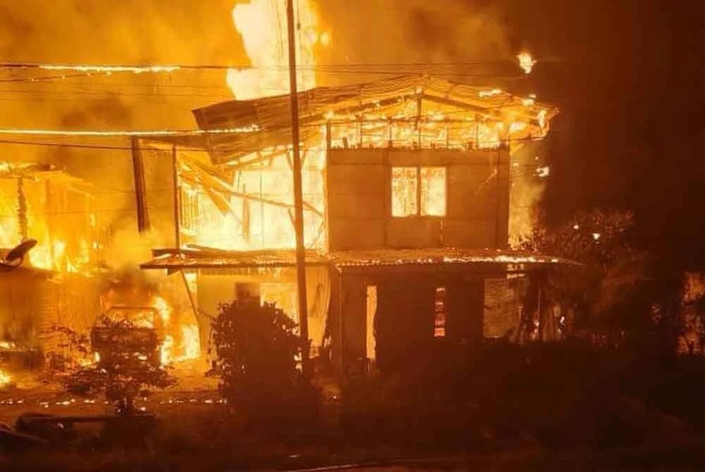 கணவன், மனைவி தீக்காயங்களுக்கு ஆளாகினர்