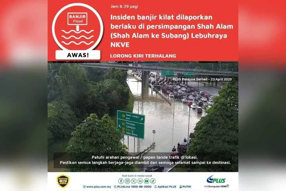 ஷா ஆலாம் வட்டார மக்கள் எச்சரிக்கையாக இருக்க வேண்டும்