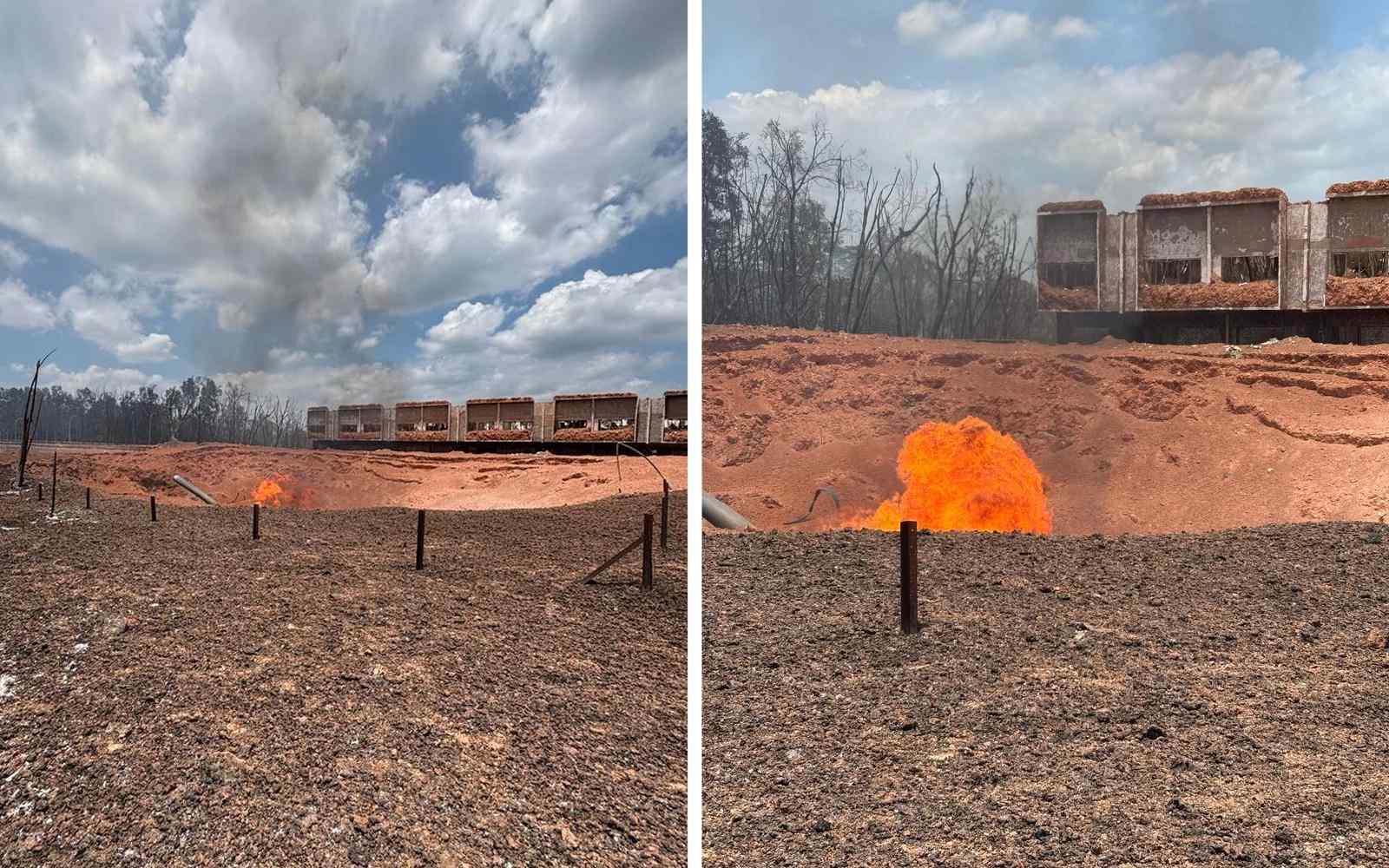 எரிவாயு குழாய் வெடித்து பரவிய மோசமான தீச் சம்பவம் - காயமுற்றவர்களின் எண்ணிக்கை 112 பேராக உயர்ந்தது, 49 வீடுகள் கடும் சேதம்