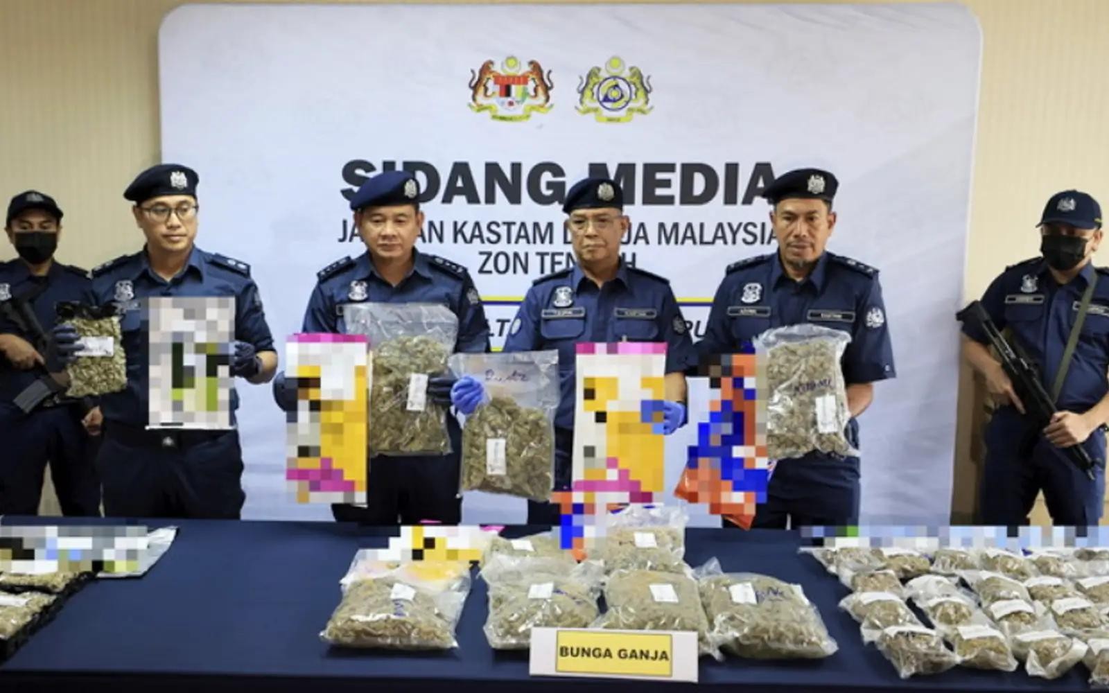 20.57 மில்லியன் ரிங்கிட் கஞ்சா பறிமுதல்