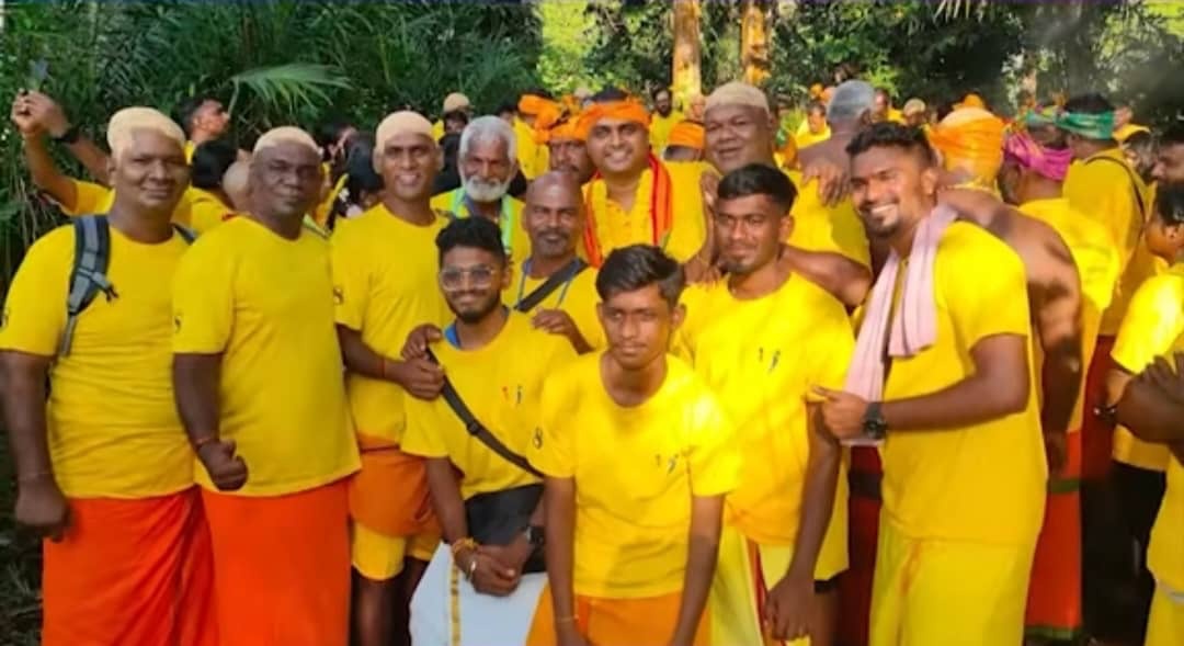 மாரான் ஸ்ரீ மரத்தாண்டவர் ஆலயத்தை வெற்றிகரமாகச் சென்றடைந்தனர் ஆன்மீகப் பயணப் பங்கேற்பாளர்கள்