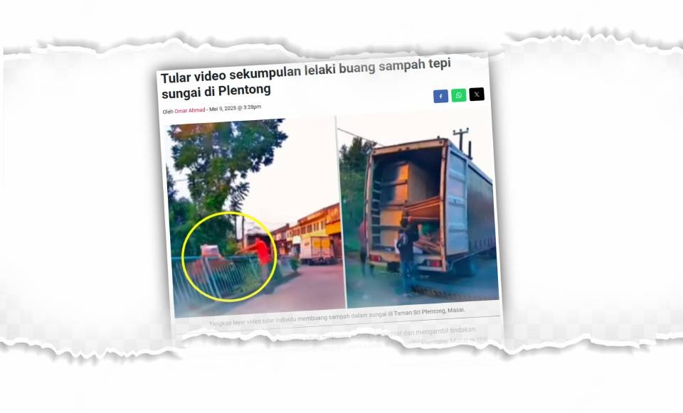 ஆற்றில் குப்பைகளைக் கொட்டிய நிறுவனம் நீதிமன்றத்தில் நிறுத்தப்படும்