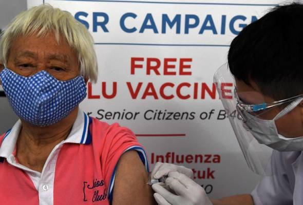 வயது முதிர்ந்தவர்கள் இலவச இன்ஃபுளுவென்சா தடுப்பூசி போட்டுக் கொள்ள ஊக்குவிப்பு