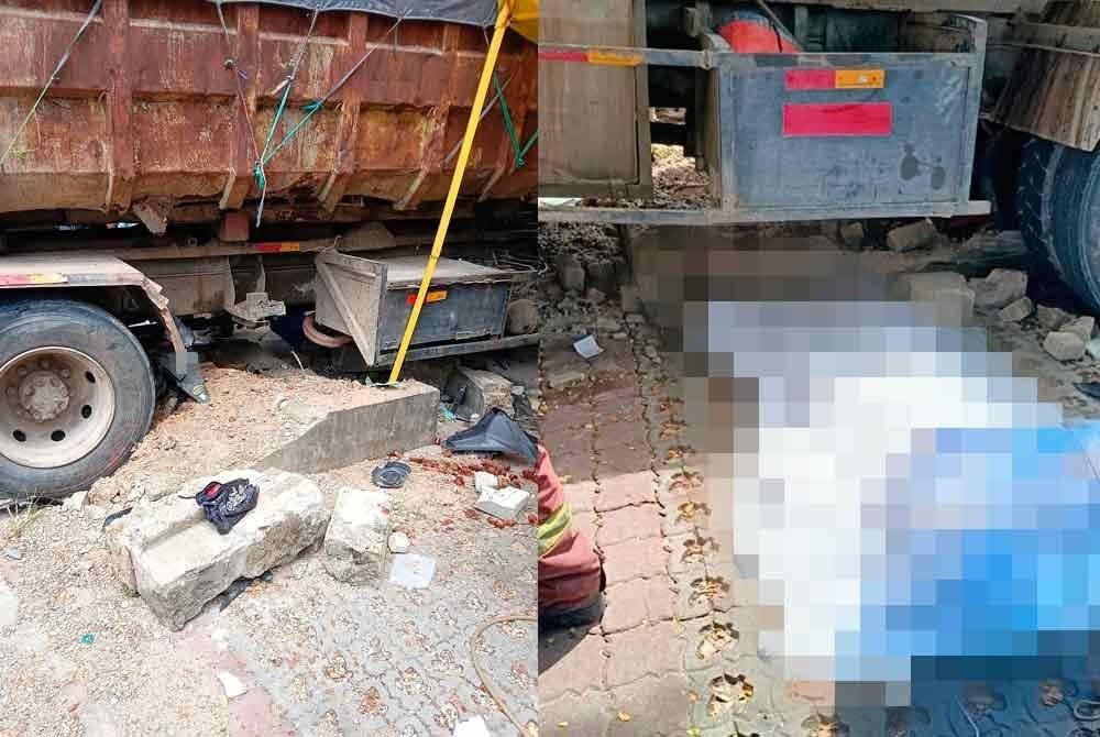 லோரியினால் மோதப்பட்ட ஆடவர் பலி