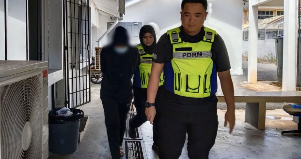 எரிதிரவக வீச்சு, பெண்ணுக்கு தடுப்புக் காவல்