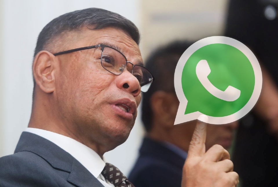 உள்துறை அமைச்சர் சைஃபுடினின் வாட்ஸ்அப் ஊடுருவப்பட்டுள்ளது