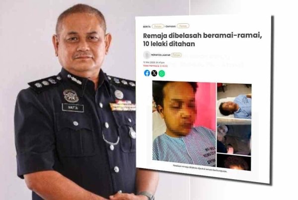 மாணவன் தாக்கப்பட்டது தொடர்பில் பத்து பேர் தடுப்புக் காவலில் வைக்கப்பட்டுள்ளனர்