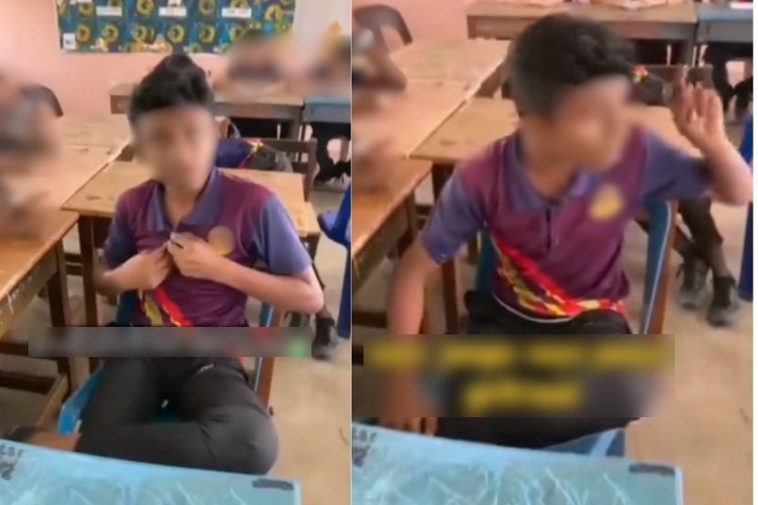 பள்ளி மாணவர் தகாத முறையில் பேசிய காணொளி பகிரப்பட்டுள்ளது