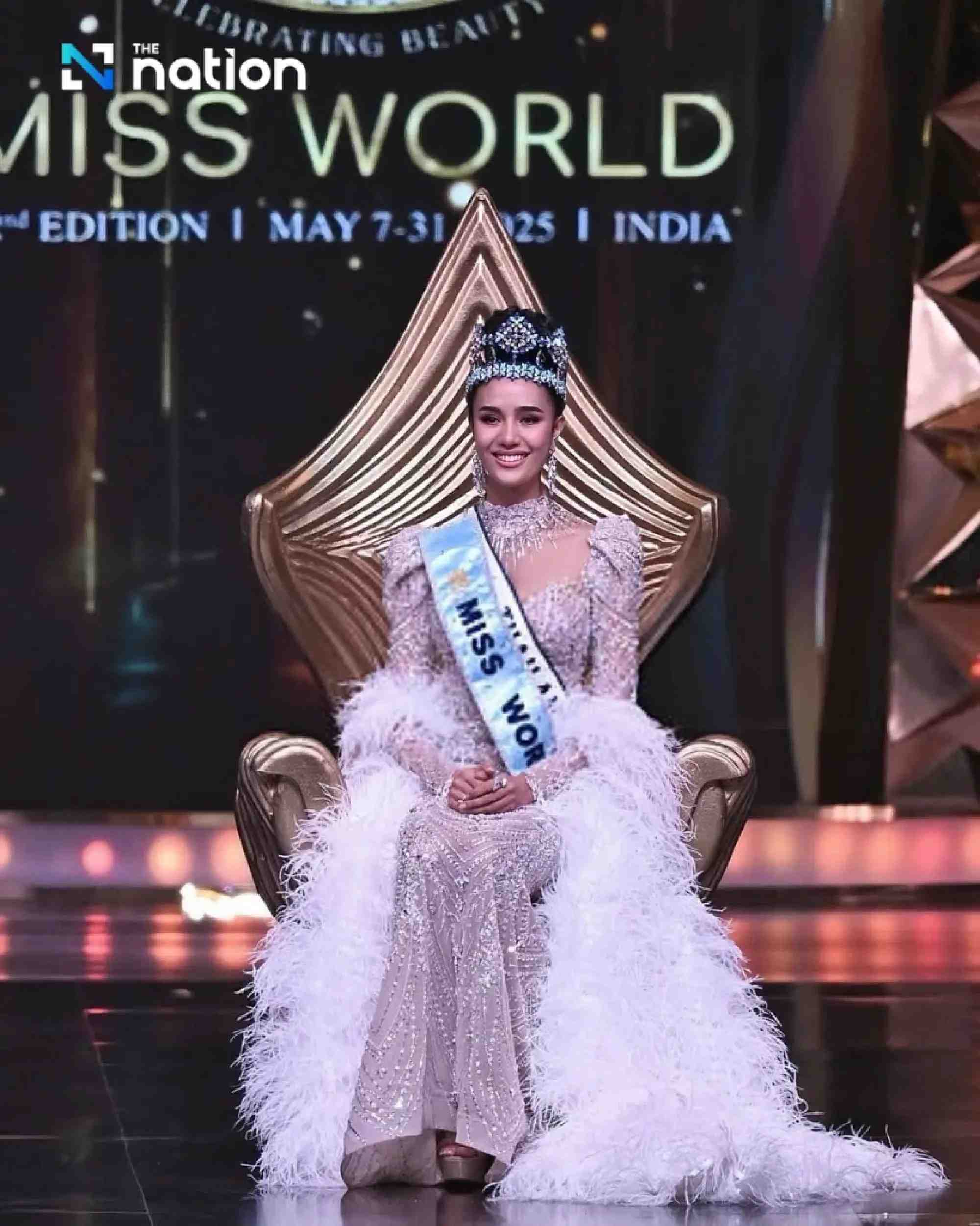 உலக அழகிப் பட்டம் வென்றார் தாய்லாந்தைச் சேர்ந்த ஒபால் சுச்சாத்தா