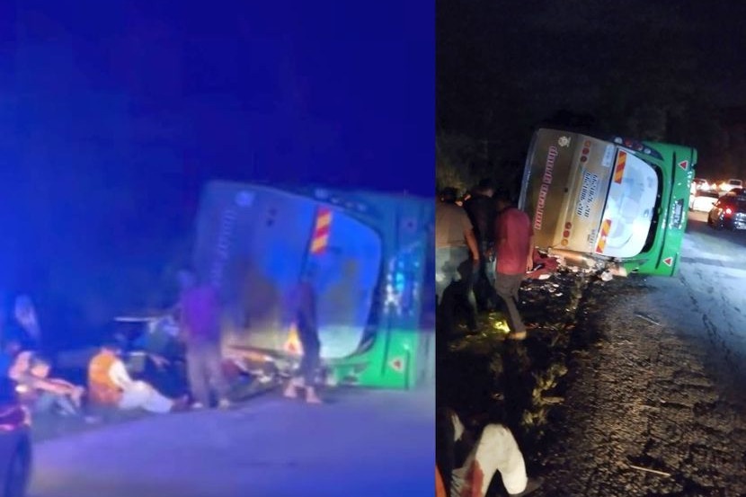 வாகனத்துடன் பேருந்து மோதல்: உப்சி பல்கலைக்கழகத்தின் 14 மாணவர்கள் உட்பட 15 பேர் பலி