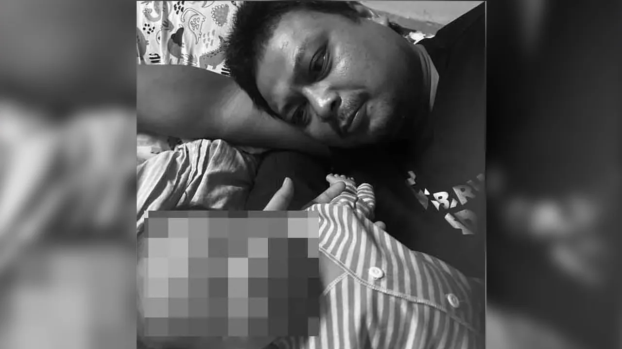 தந்தையின் கைக்கு இடுக்கில் சிக்கி மூன்று மாத ஆண் குழந்தை மரணம்