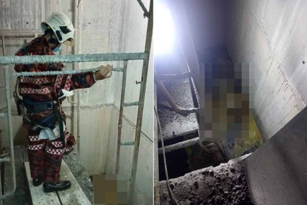 கட்டுமானத் தளத்தில் ஆடவரின் சடலம்