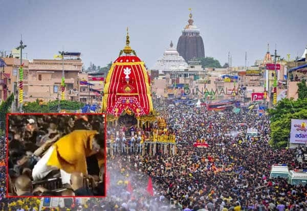 ரத யாத்திரையில் கூட்ட நெரிசலில் சிக்கி மூவர் பலி