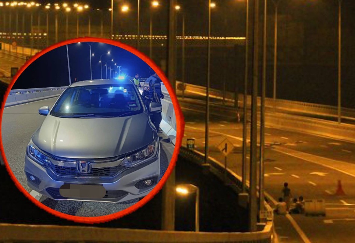 ஆடவர் ஒருவர் பினாங்கு பாலத்திலிருந்து கடலில் குதித்தார்