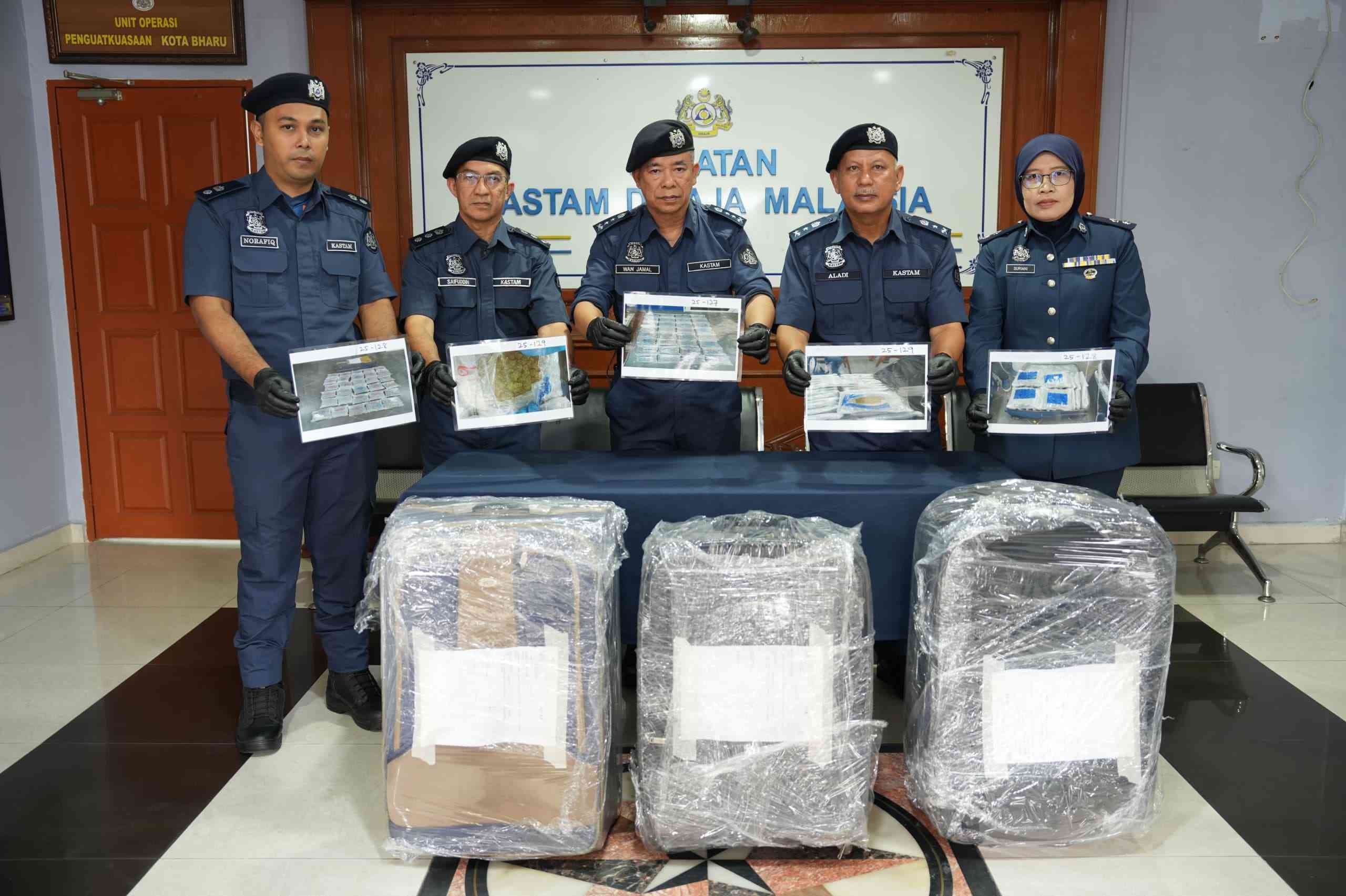 ஒரு கோடி ரிங்கிட் மதிப்புள்ள கஞ்சாப் பூ பறிமுதல்