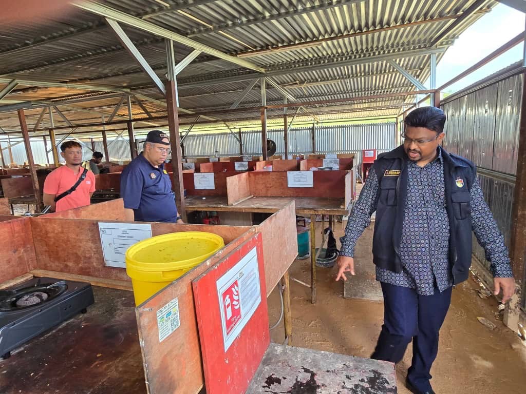 சுகாதாரமற்ற சூழலில் அந்நியத் தொழிலாளர்கள் தங்க வைக்கப்பட்டனர்: வீரப்பன் தலைமையில் நடவடிக்கை