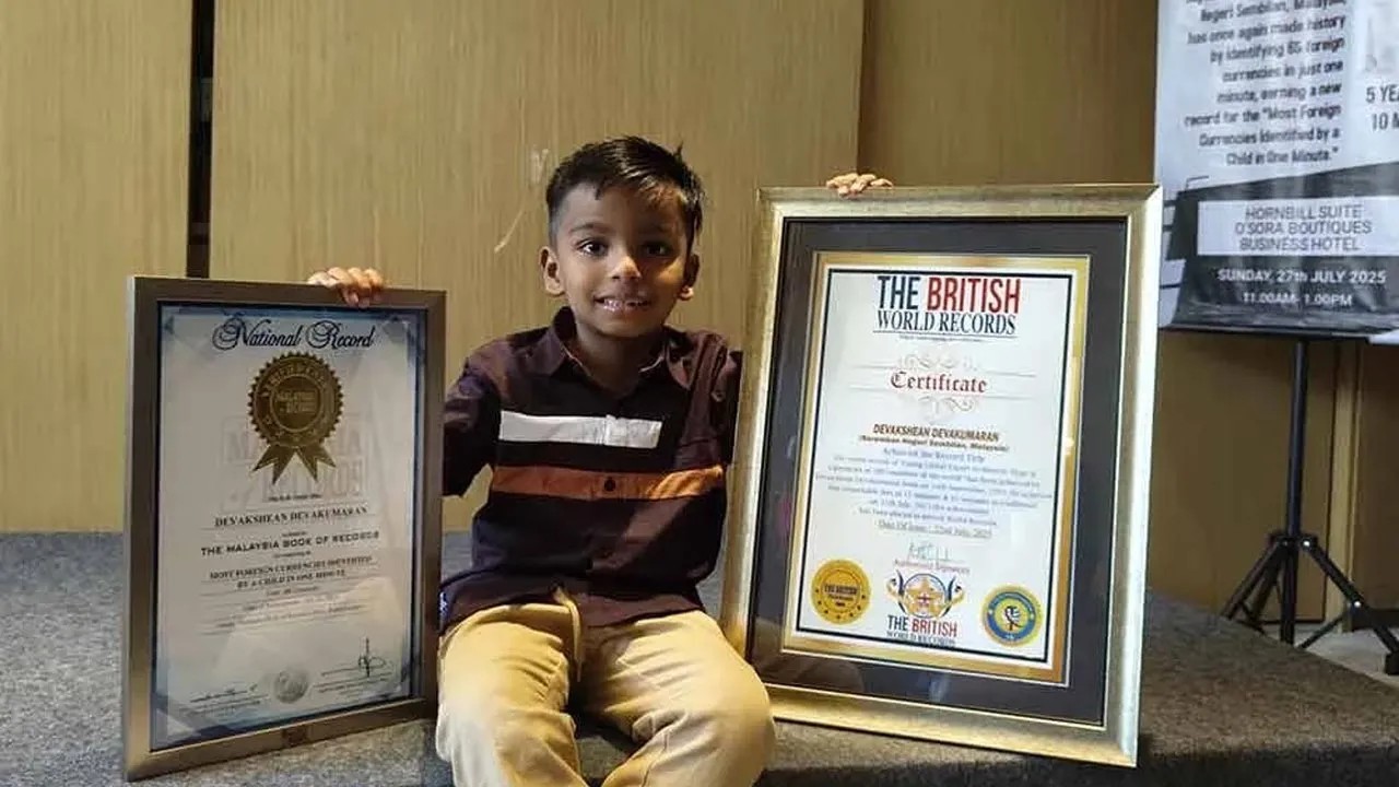 உலகை வியக்க வைத்த ஆறு வயது சிறுவன்: டி. தேவாக்‌ஷெனின் அசாத்திய சாதனை!