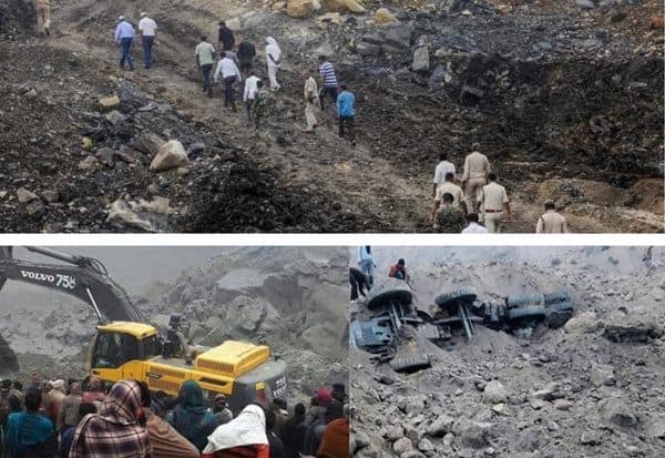 நிலக்கரிச் சுரங்கம் இடிந்து விழுந்தது: நால்வர் மரணம்