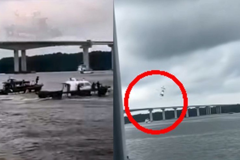 போலீஸ் படைக்குச் சொந்தமான ஹெலிகாப்டர் விபத்துக்குள்ளானது: ஐவர் உயிர் தப்பினர்